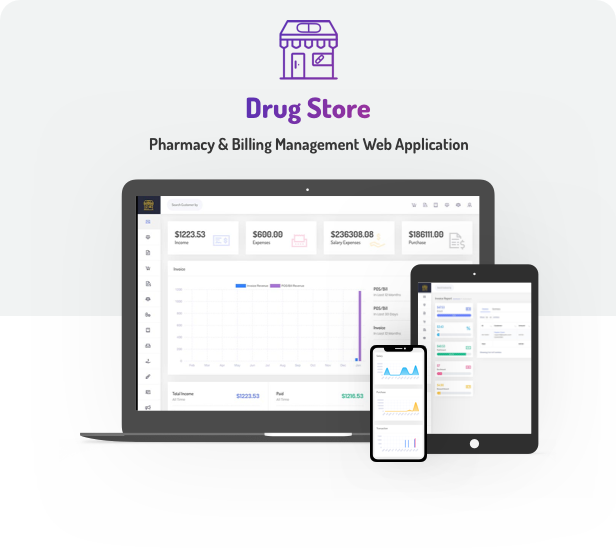 Drug Store Pharmacy Management Web Application