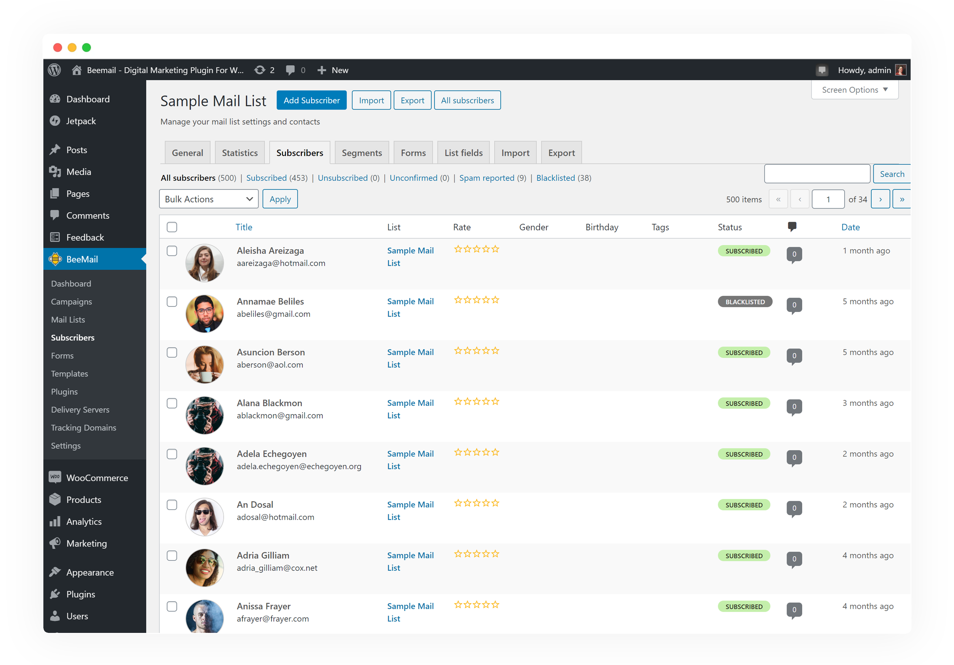 BeeMail - Email Marketing Plugin for WordPress & WooCommerce - 2