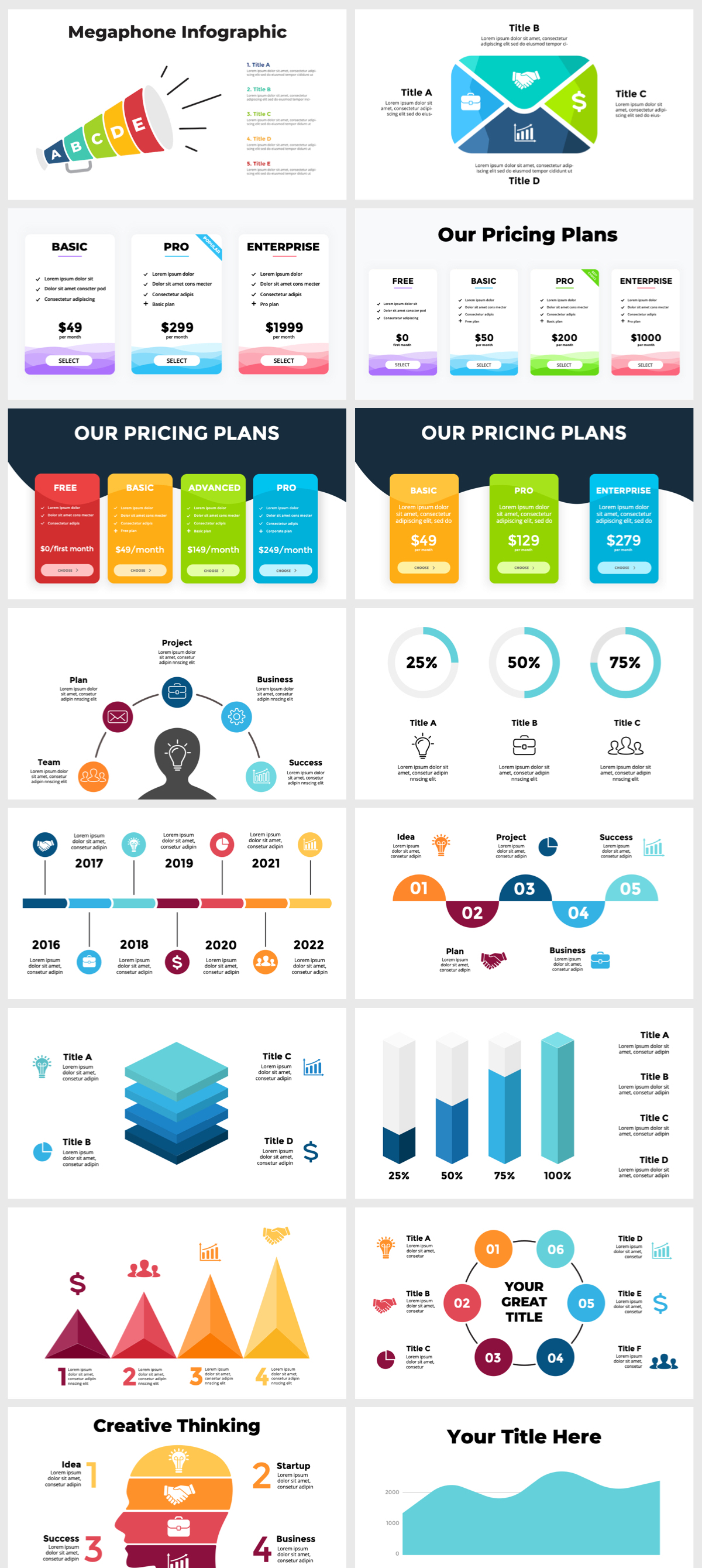 Wowly - 3500 Infographics & Presentation Templates! Updated! PowerPoint Canva Figma Sketch Ai Psd. - 148