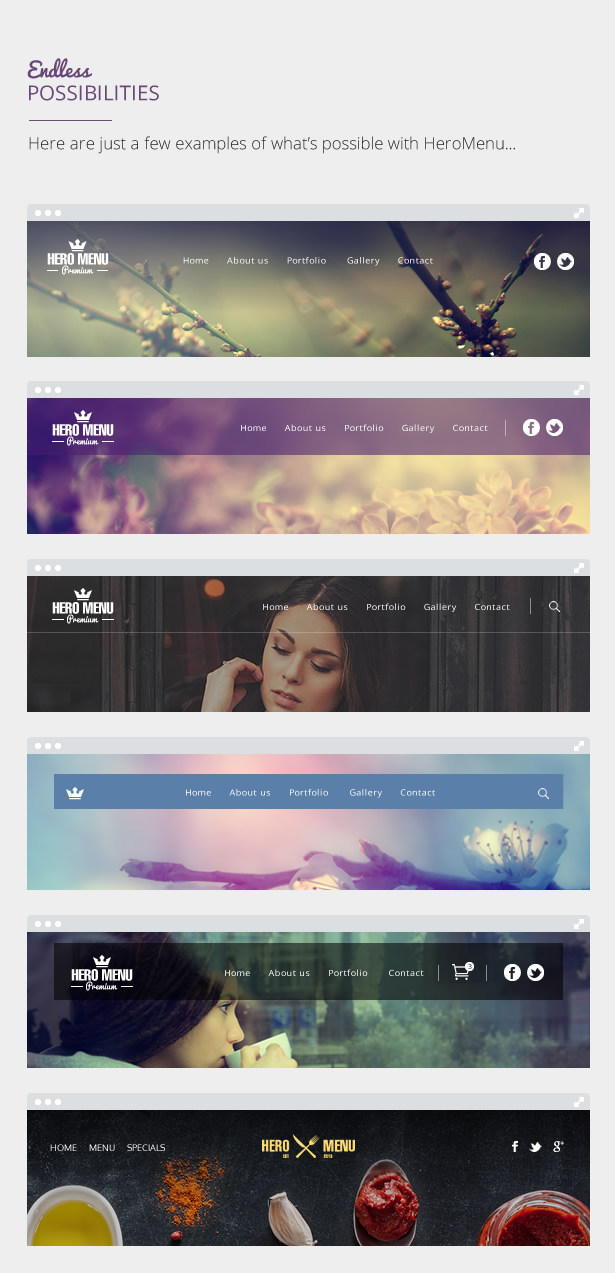 Hero Menu - Responsive WordPress Mega Menu Plugin - 9