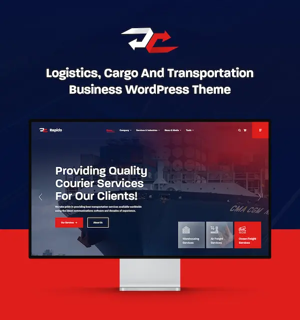 Rapido - Logistics, Cargo and Transportation WordPress Theme - 5