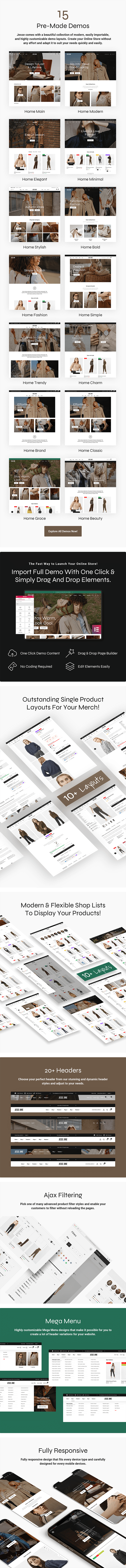 JesseJane - Multipurpose WooCommerce WordPress Theme + RTL - 5