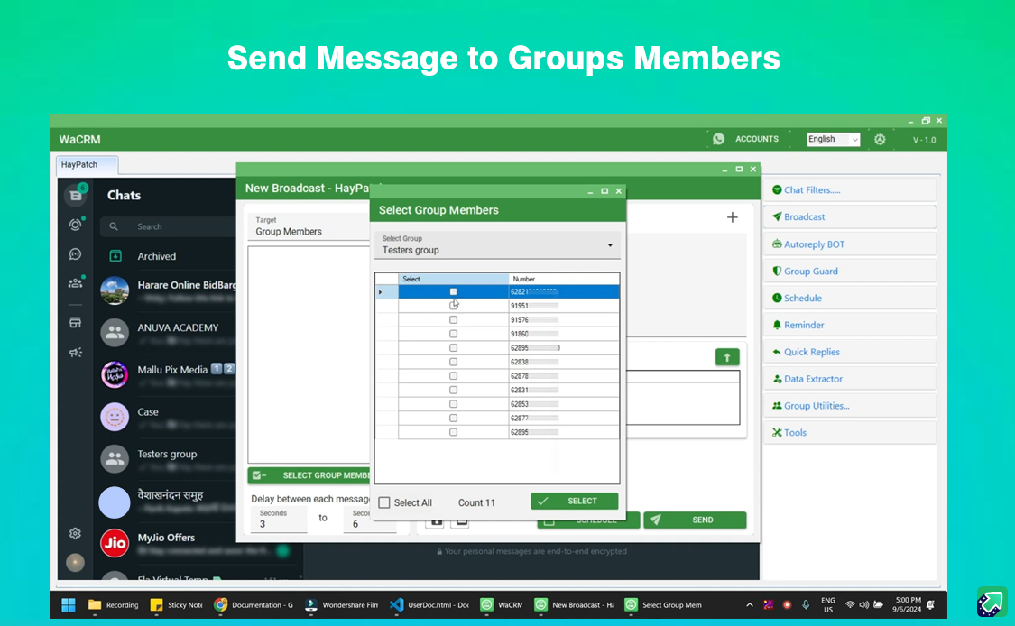 WaCRM - Multi-Account WhatsApp CRM - 9