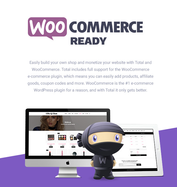 Total WordPress Theme WooCommerce Ready