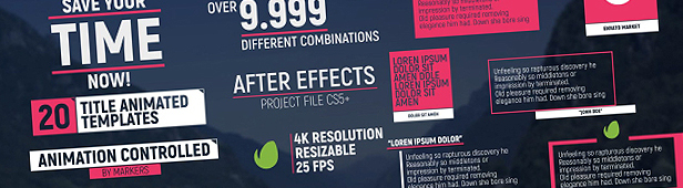 Modern & Clean Titles and Lower Third