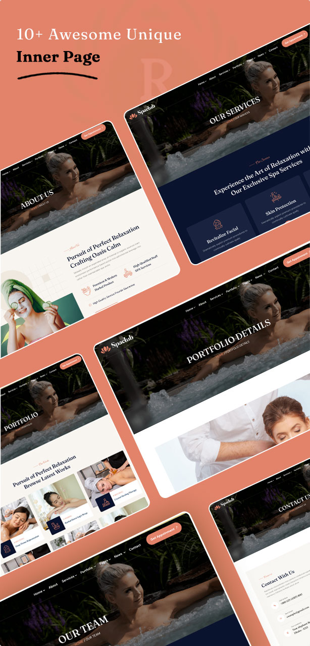 Spaclub - Beauty Salon & Spa Service HTML Template - 3