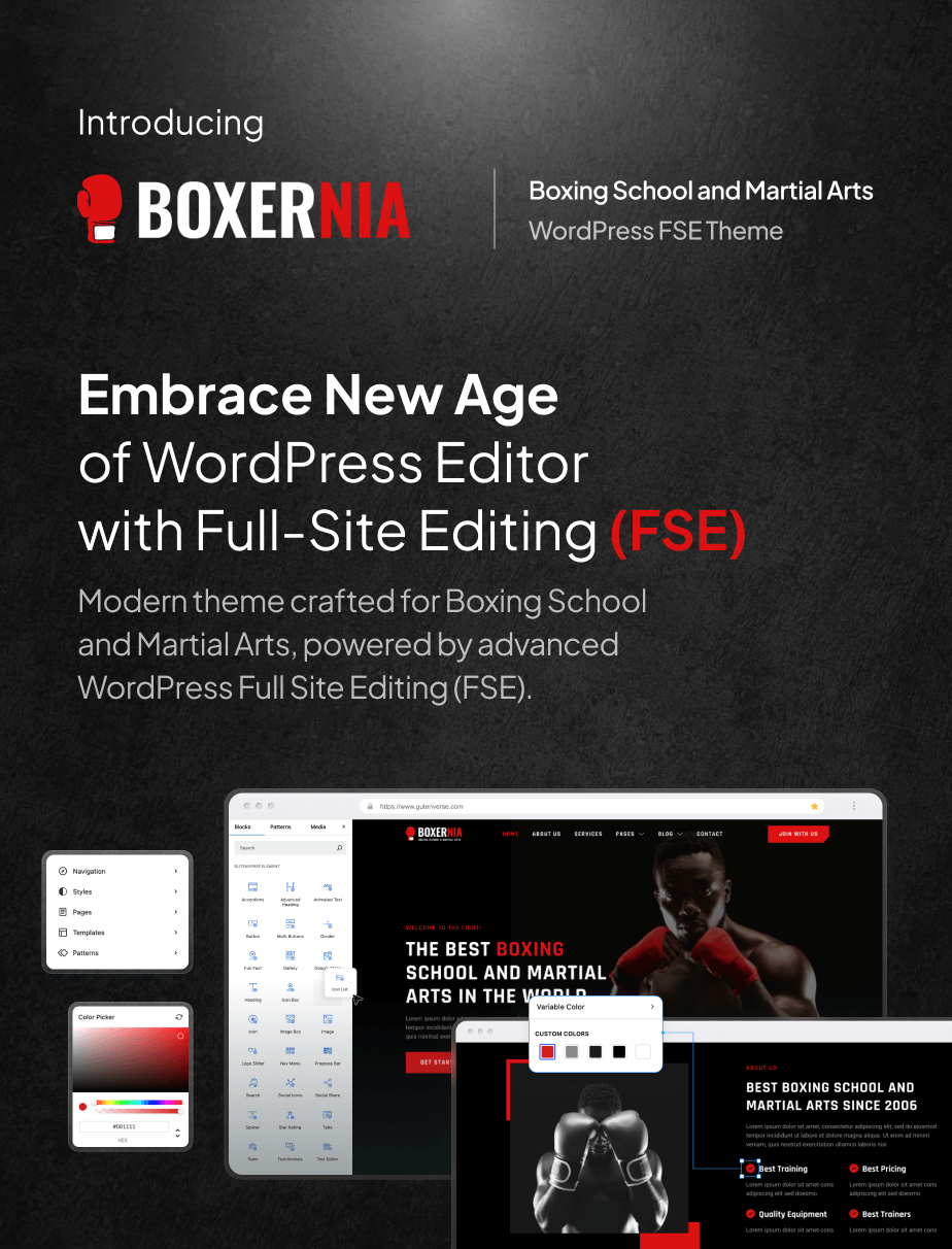 Boxernia – Boxing School & Martial Arts FSE WordPress Theme - 4