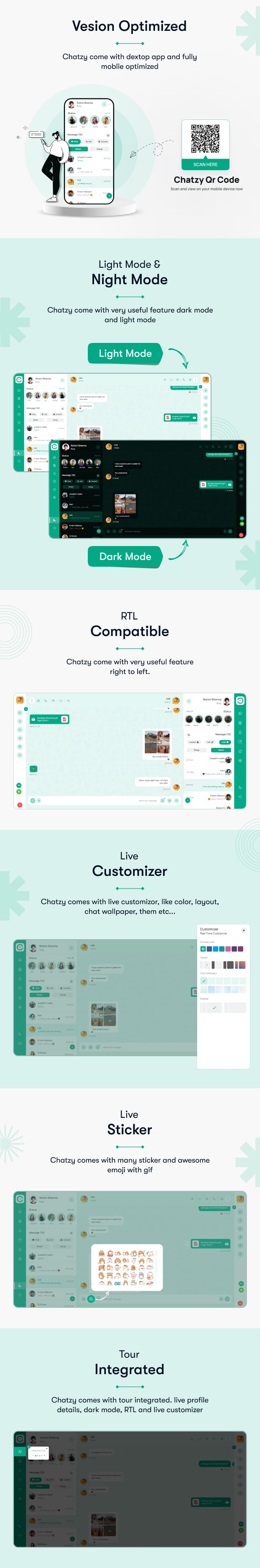 Chatzy Bootstrap Admin Dashboard Template