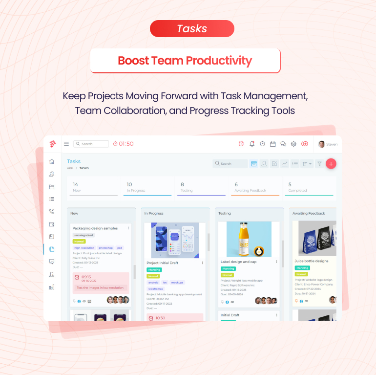 Grow CRM - Laravel Project Management - 20