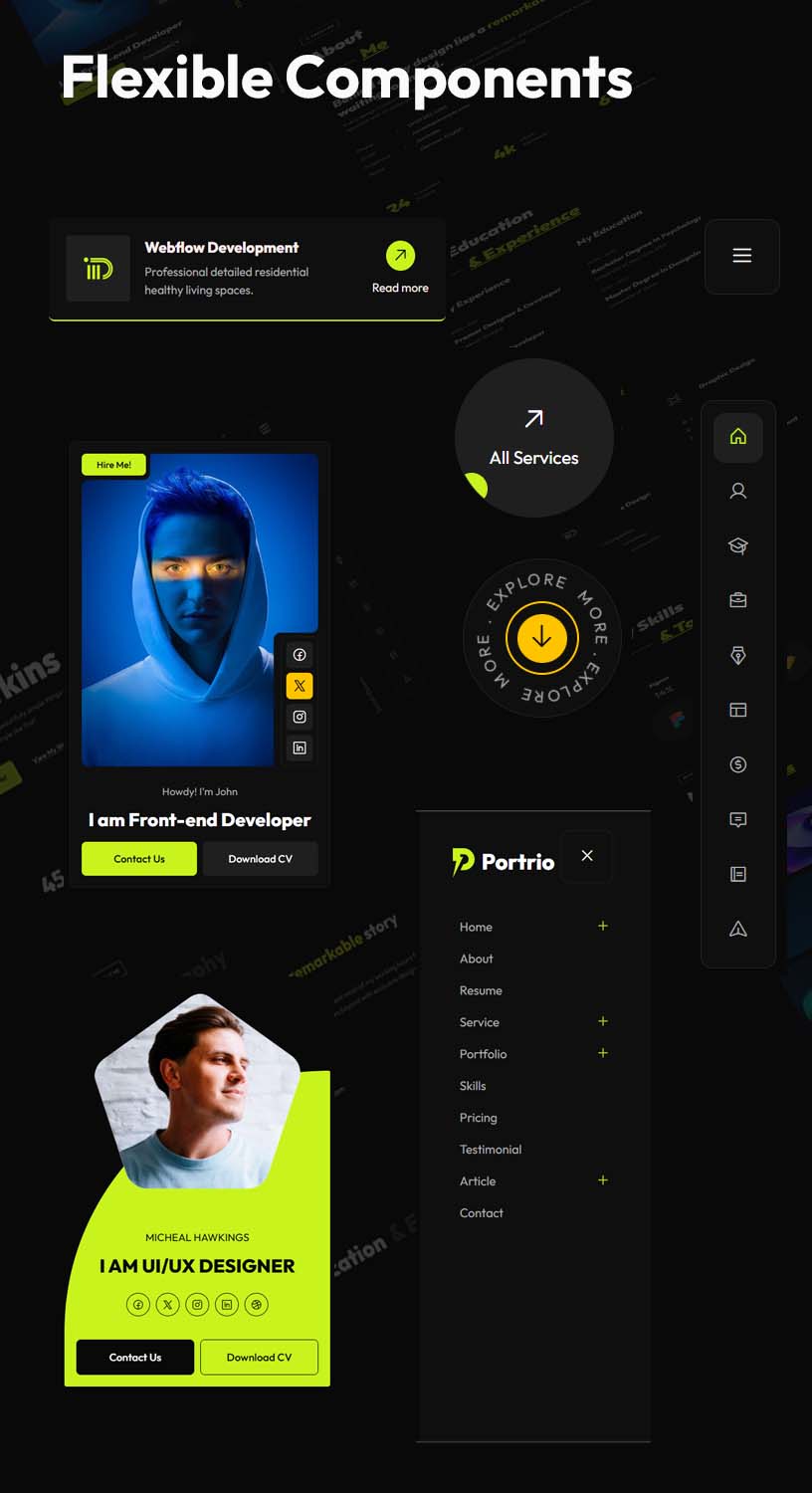 portrio responsiveness