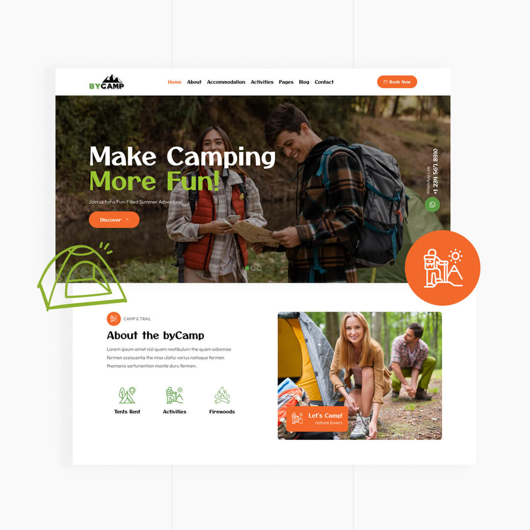 BYCAMP - Camping & Adventure Template