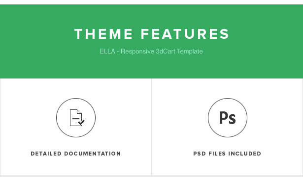 ELLA Responsive 3dCart Theme Features