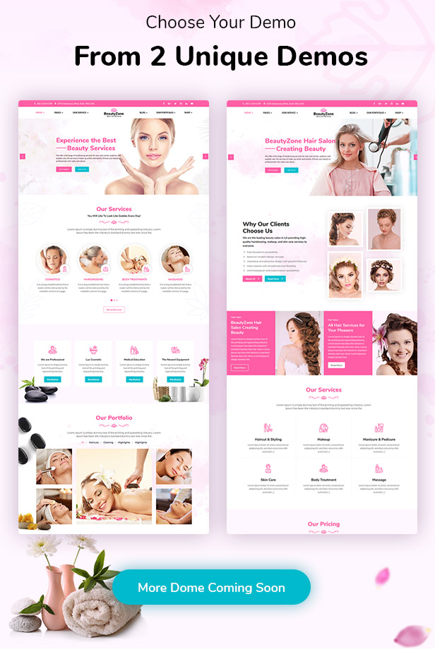 BeautyZone : Beauty Spa Salon HTML Template