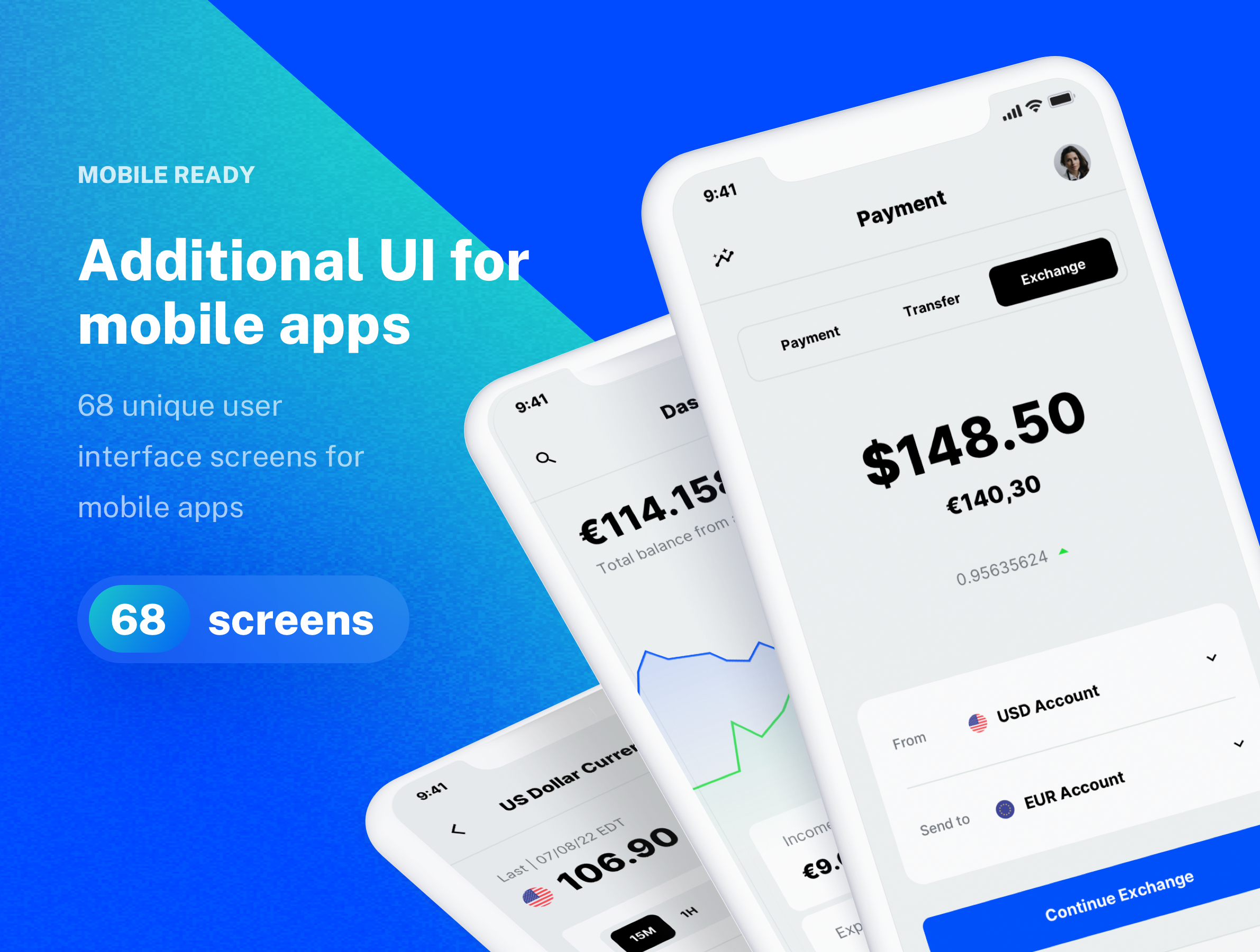 Paysa - UI kit for FinTech and Banking Apps - 4