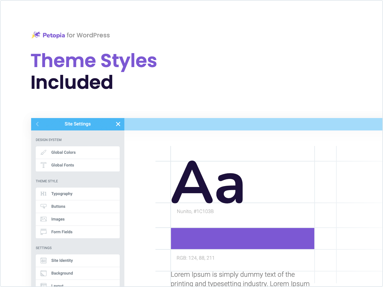 Theme Styles Included