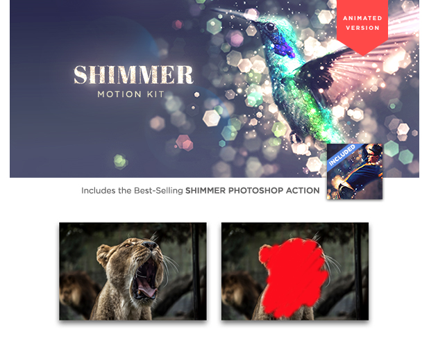 Shimmer Photoshop Action - 1