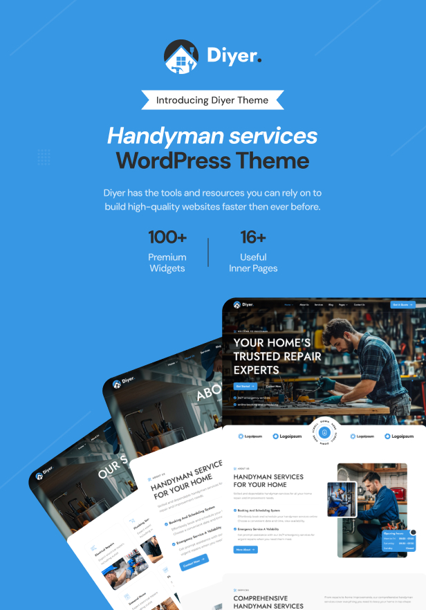 Diyer - Handyman WordPress Theme - 3