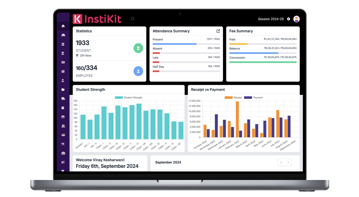 InstiKit Dashboard