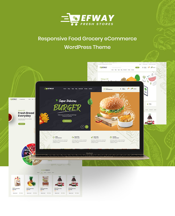 Food WooCommerce WordPress Theme Efway