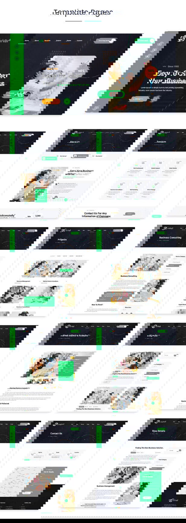Creative Agency Vue Nuxt JS Template