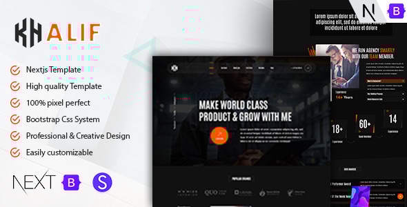 khalif-creative-personal-portfolio-bootstrap-react-next-js-template