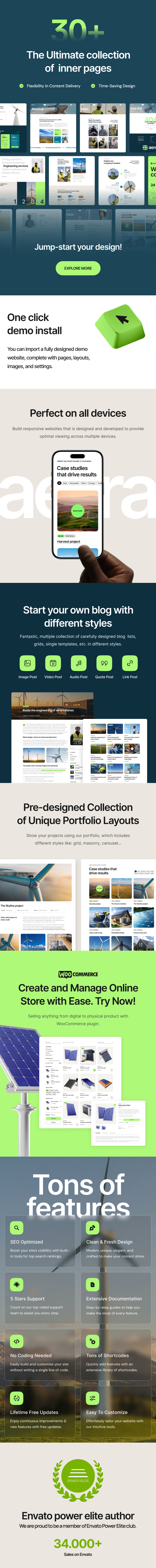 Aerra - Renewable & Green Energy WordPress Theme - 2