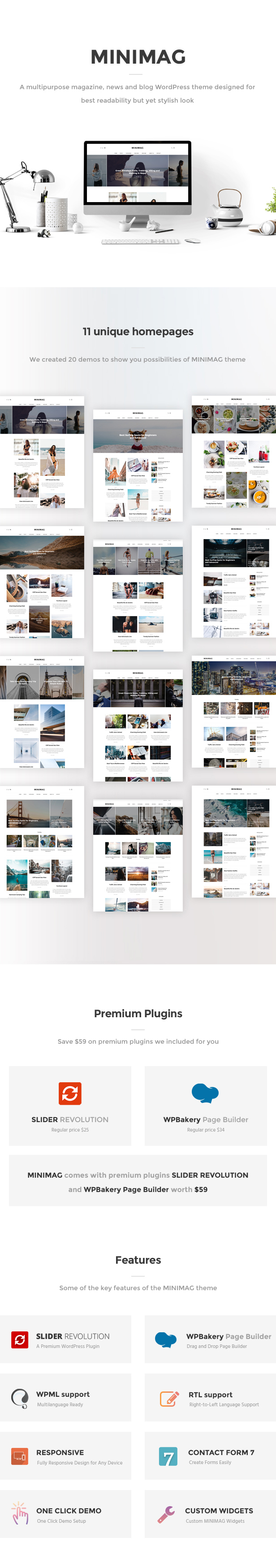 MiniMag - Magazine and Blog WordPress Theme