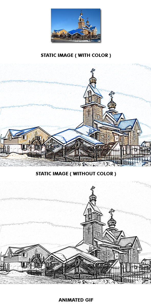 Gif Animated Sketch Photoshop Action - 10