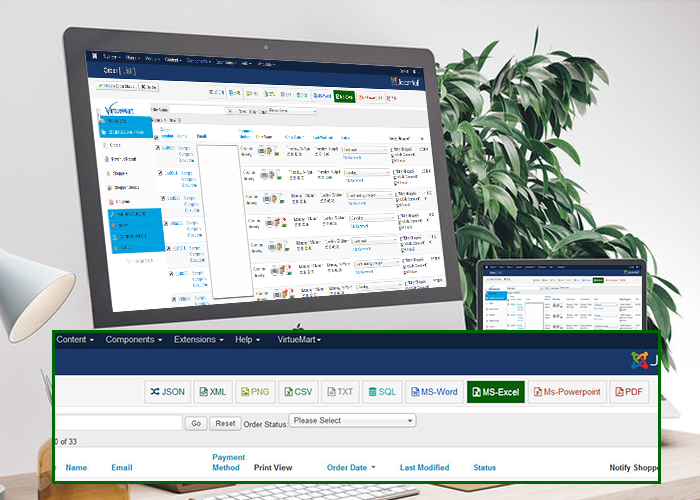 Virtuemart Orders Export - 1