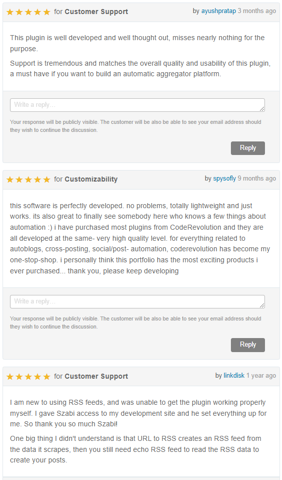 Customer Reviews