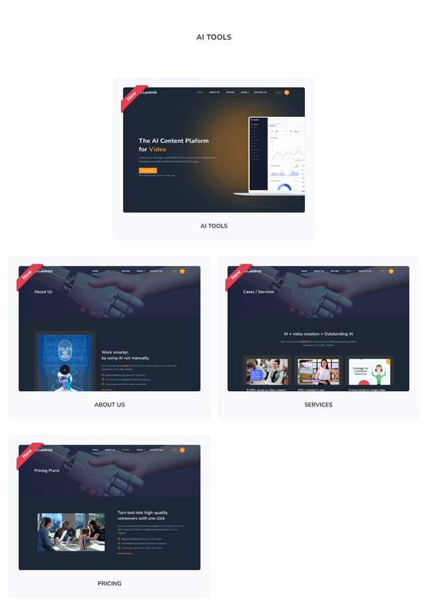 Landrick - Multipurpose App, Saas & Software Landing & Admin Dashboard Template (Bootstrap 5) - 6