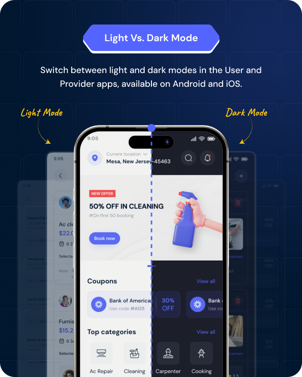 Fixit | Multi Vendor On Demand, Handyman, Home service Flutter App with Admin Complete Solution