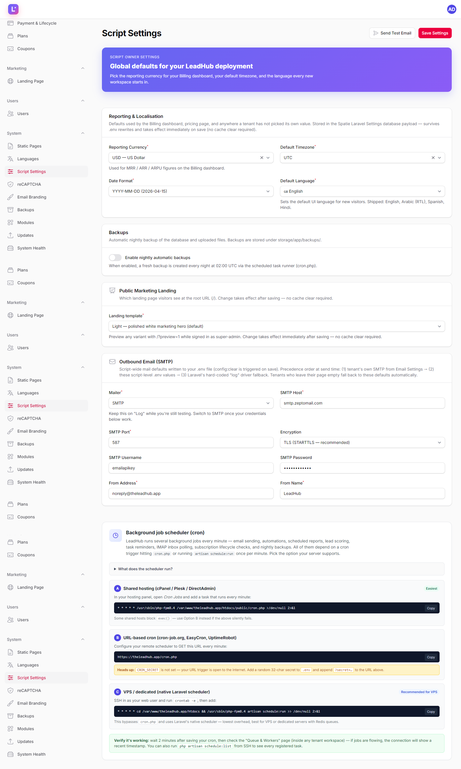 LeadHub - Multi-Tenant SaaS CRM with Lead Pipelines, Forms & Automations - 14