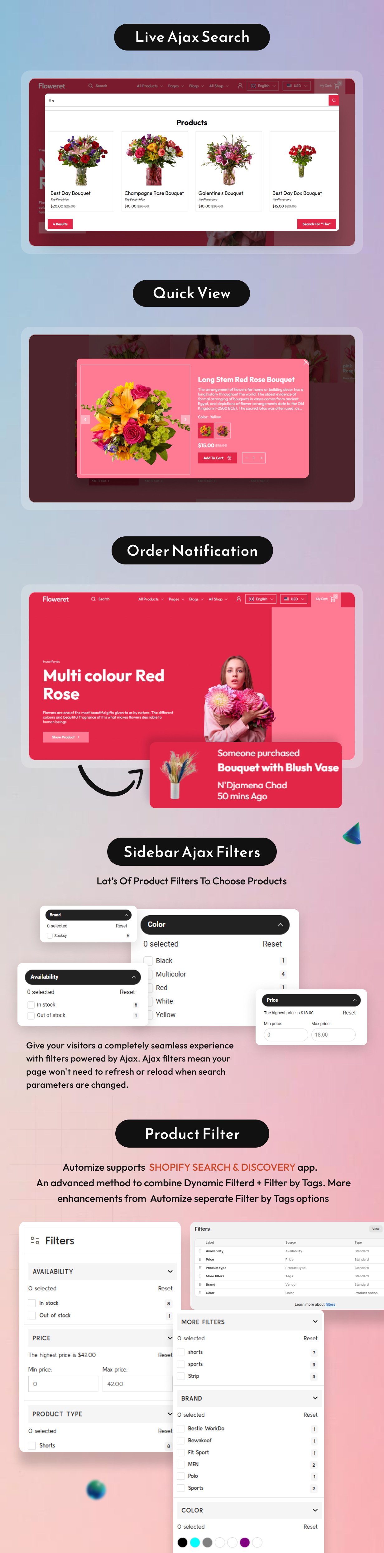 Floweret - Flower Shop & Florist Shopify Theme OS 2.0 - 11