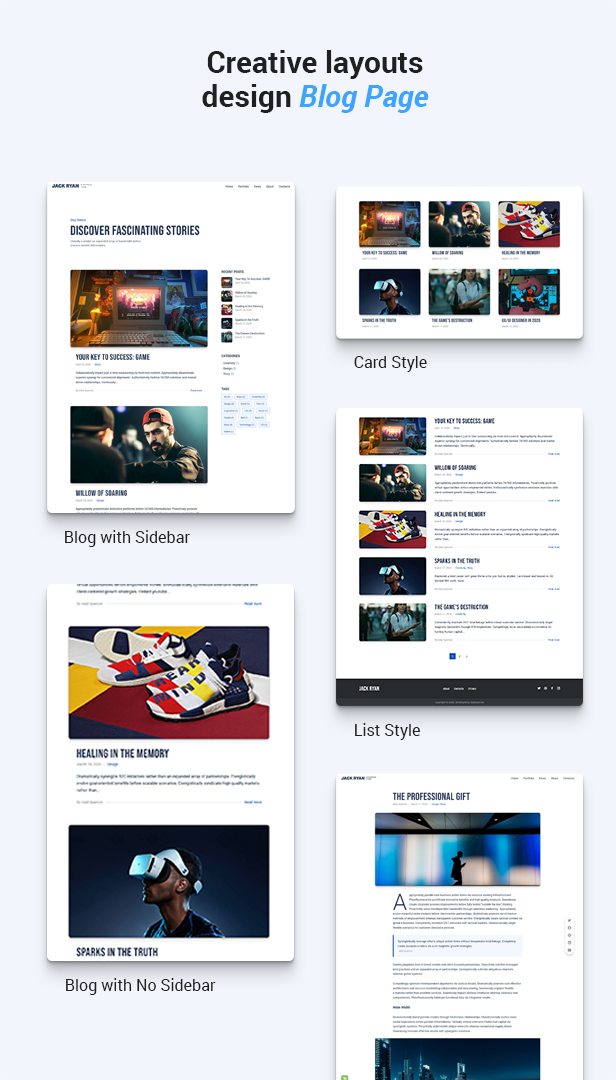 portfolio wordpress theme