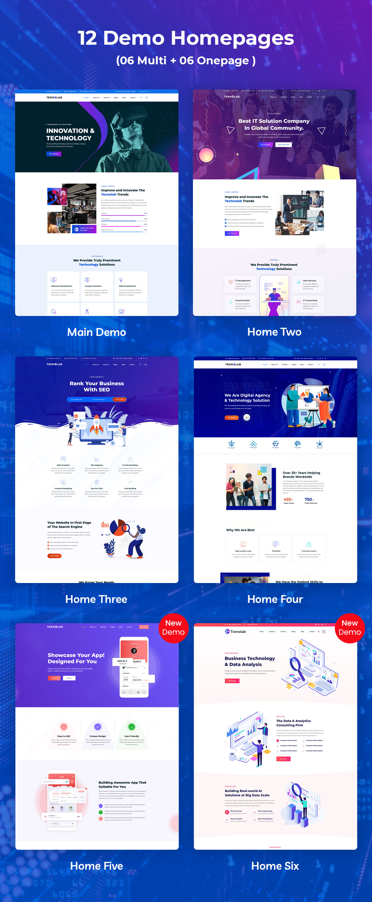 Teknolab - Technology & IT Solutions WordPress Theme - 6