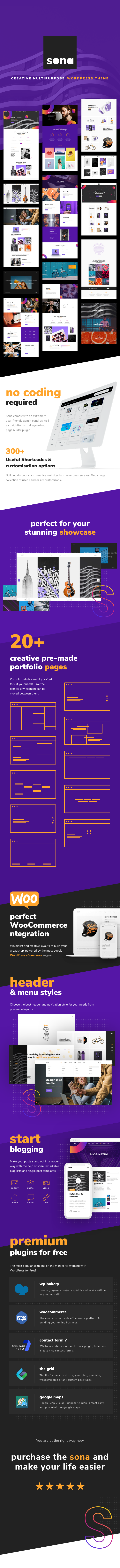 Sona - Digital Marketing Agency WordPress - 5