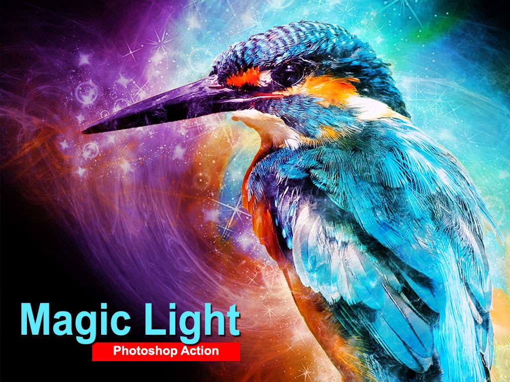 Magic Light Photoshop Action