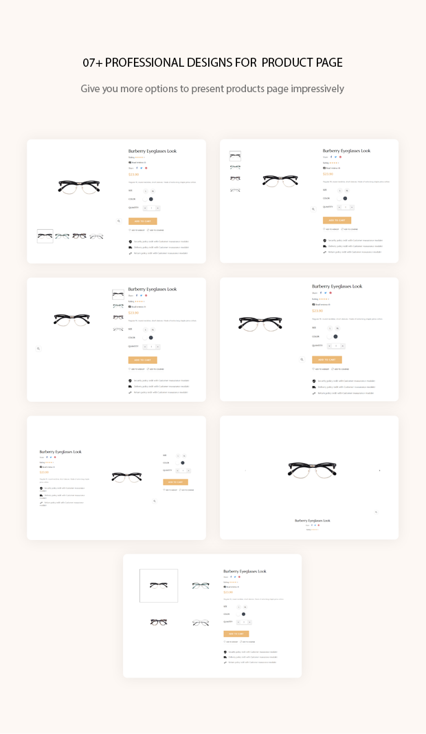 Oobliss Glasses Store - Responsive Prestashop Theme