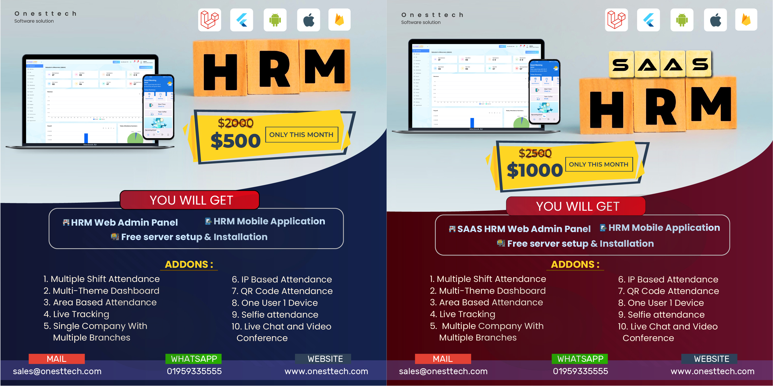 HRM - Ultimate HR System App with Admin Panel - 5