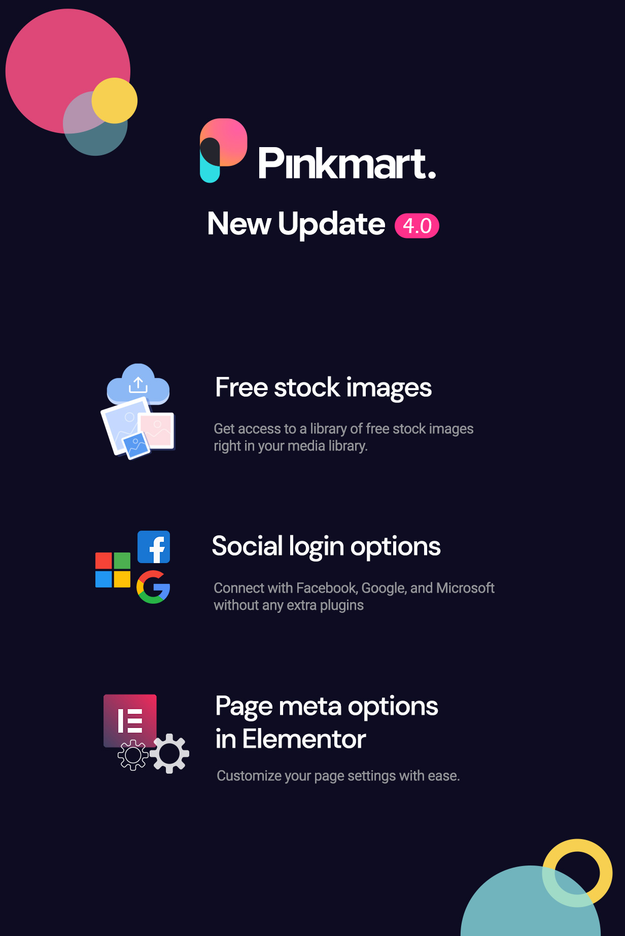 update version 4+- Pinkmart wordpress theme