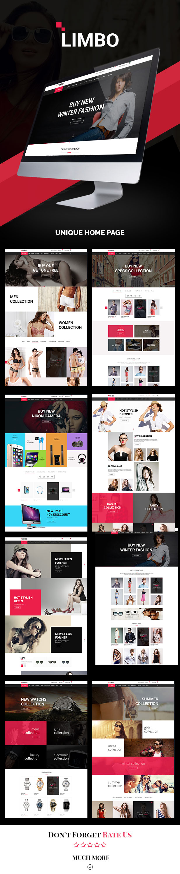 Limbo eCommerce PSD Template