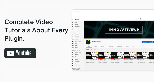 InnovativeWP Youtube Channel