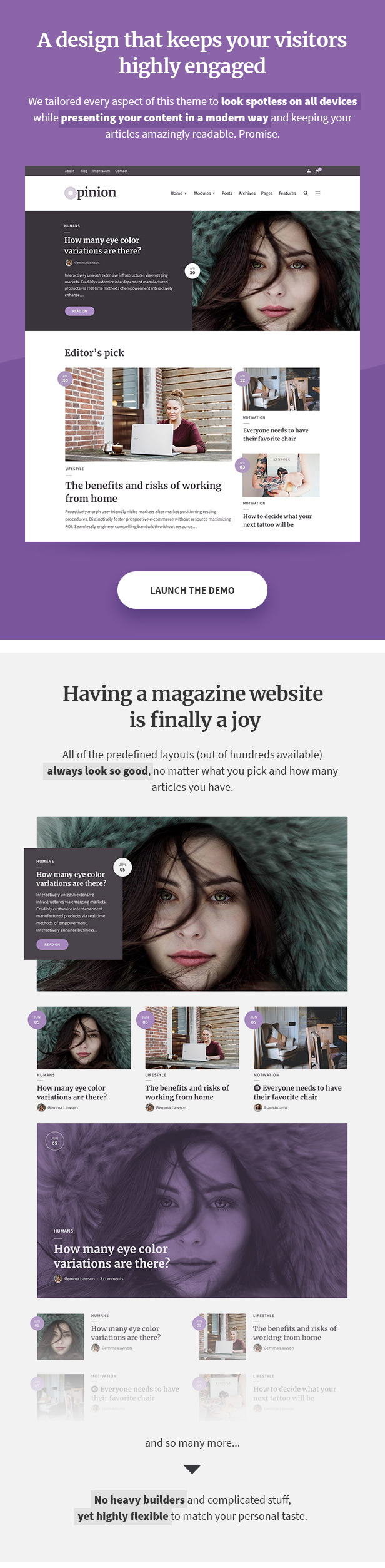 Original - Modern News & Magazine Style WP Theme