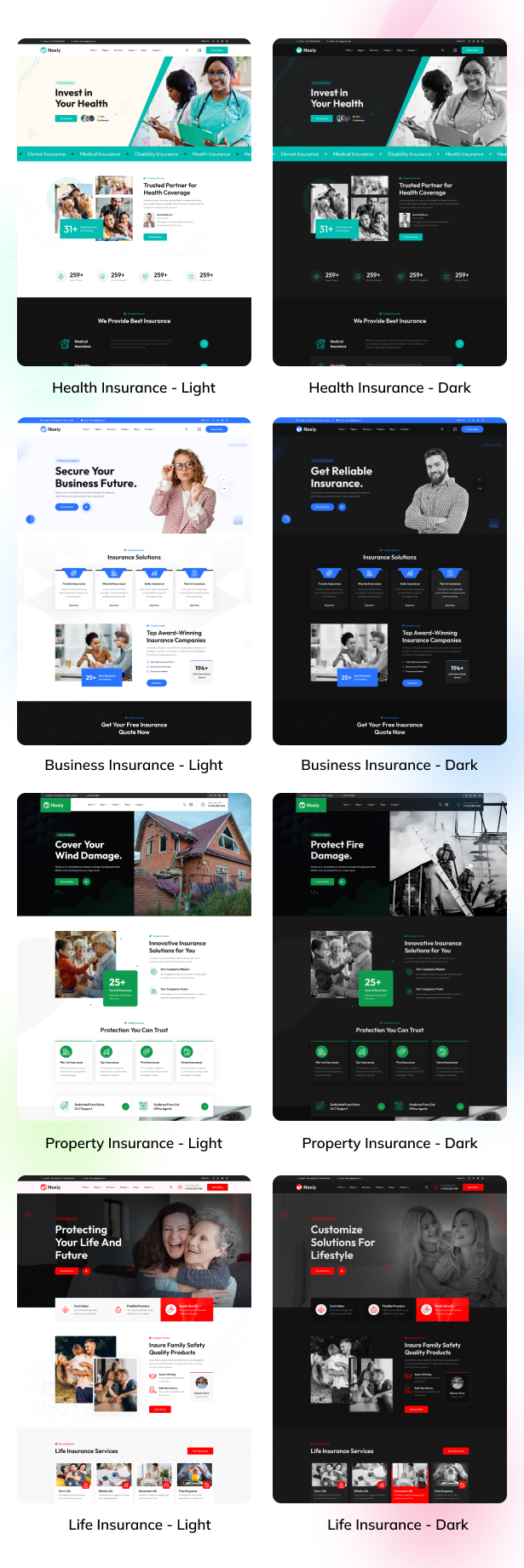 Noxiy - Joomla 5 Insurance Company Template