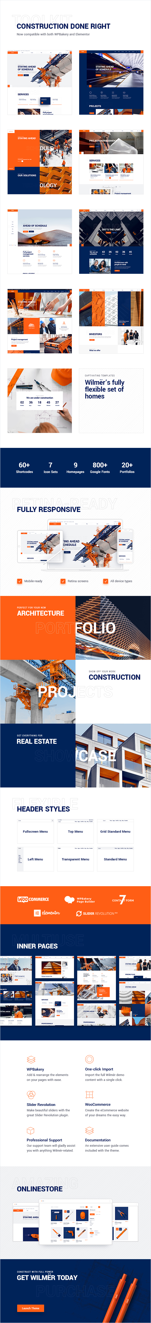 Wilmër - Construction WordPress Theme - 3