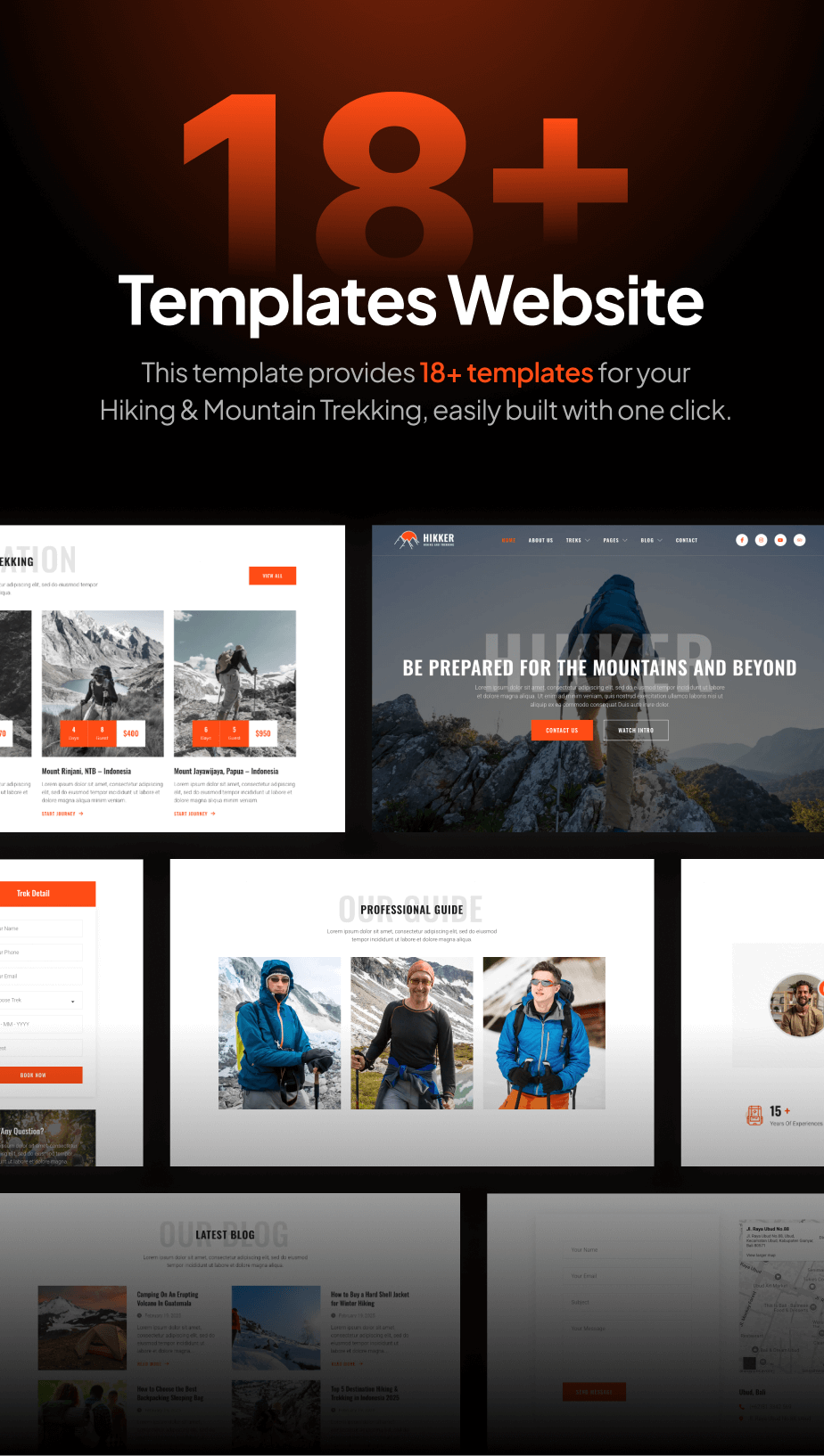 Hikker – Hiking & Mountain Trekking FSE WordPress Theme - 4