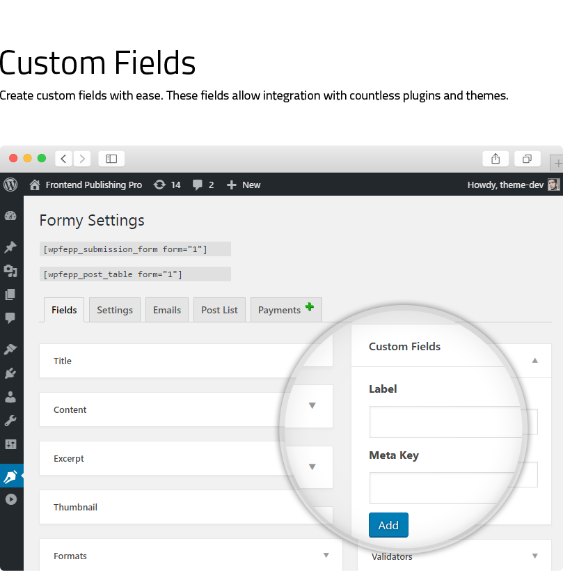 Frontend Publishing Pro - WordPress User Submission Plugin - 10