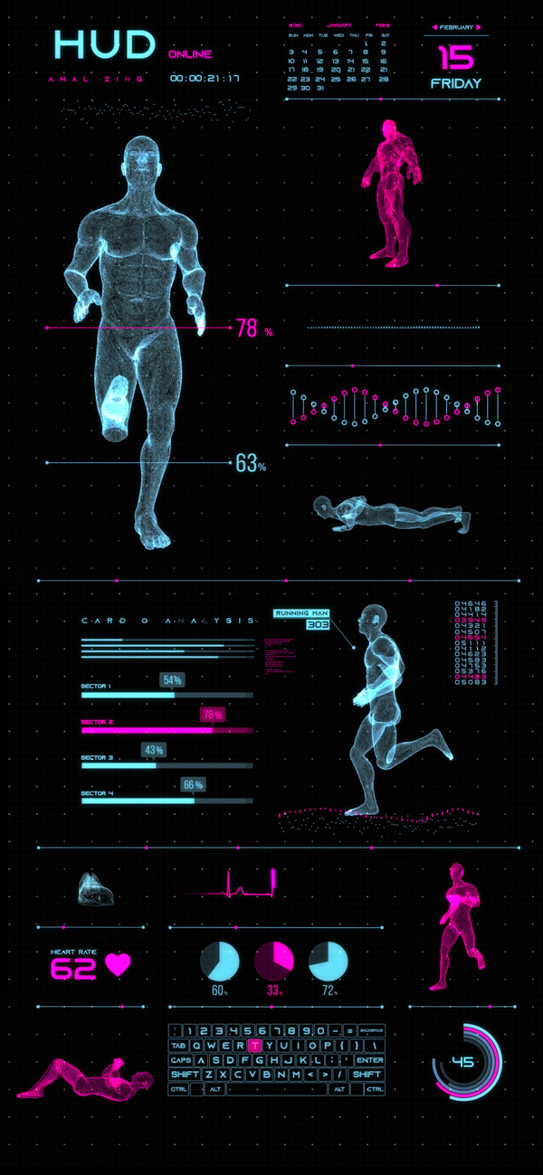 HUD Fitness for Premiere Pro - 1