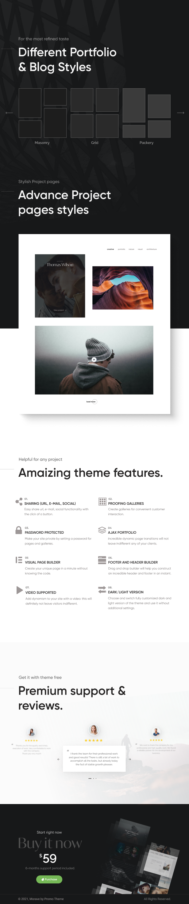 Morave - AJAX Portfolio WordPress Theme - 8